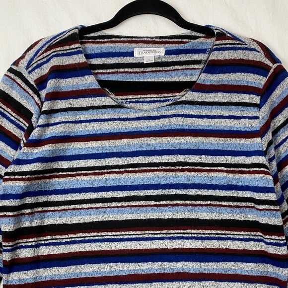 Northern Traditions Striped Long Sleeve Sweater Multi-coloured - Picture 1 of 7